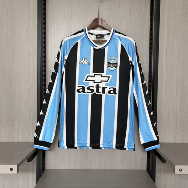 Retro Gremio 2001 Home jersey Long Sleeve Fan Version