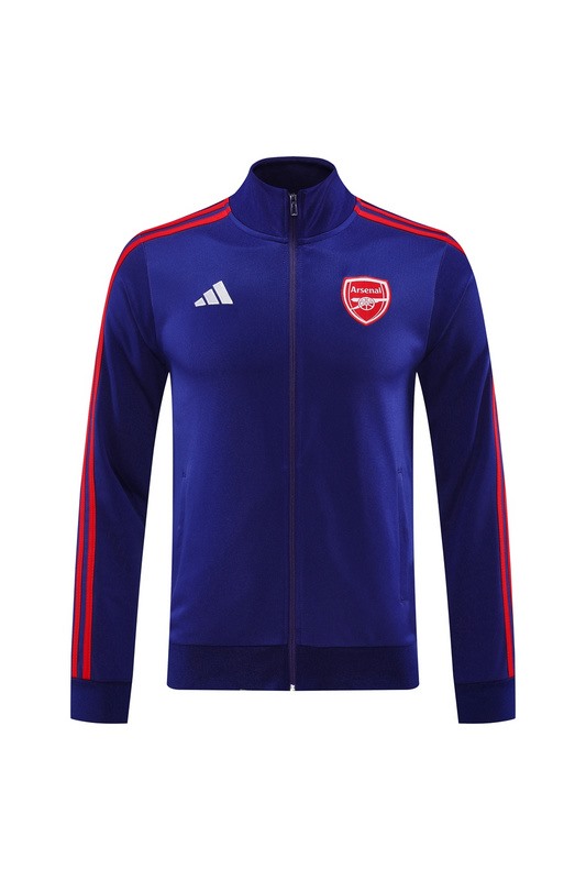 2024 Arsenal Royal Blue Jacket Training Suit Set Football Team Shirt Sports Fashion