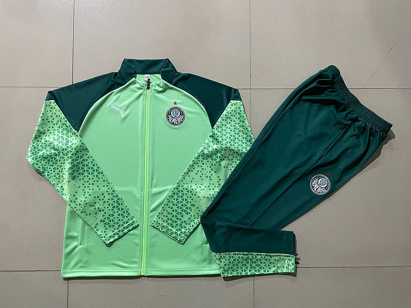 2024/25 Palmeiras Green Jacket Training Suit Set Football Team Shirt Sports Fashion