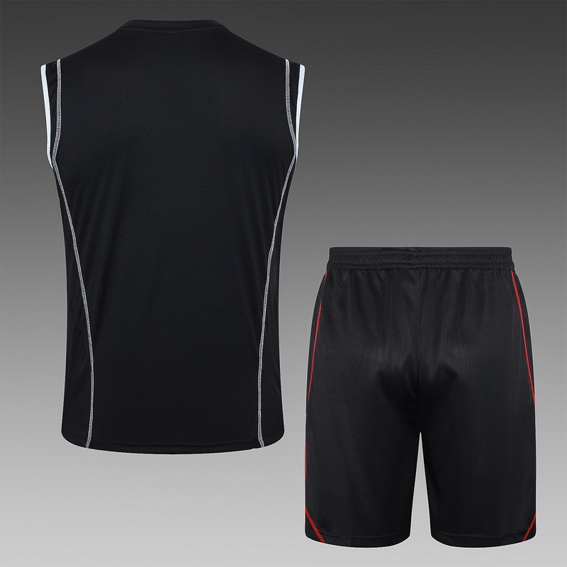 24/25 Roma Black Training Set Shirt and Shorts