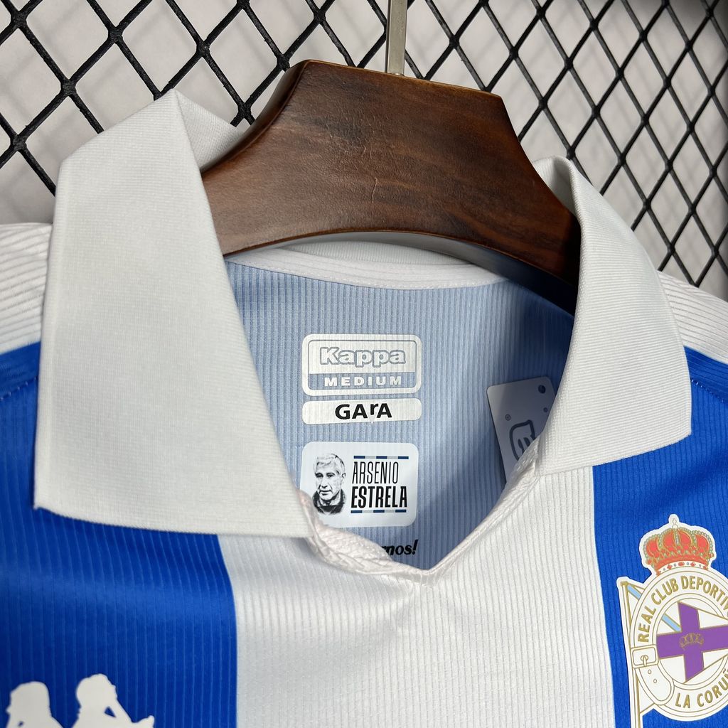 24/25 Deportivo La Coruna Home Jersey Fan Version