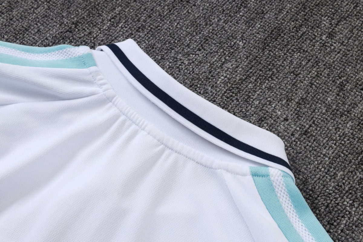 2026 Argentina White Training Set Shirt and Shorts