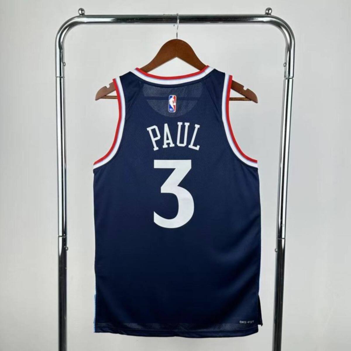 NBA Los Angeles Clippers 24/25 Round Neck dark blue Jersey PAUL#3 S-XXL