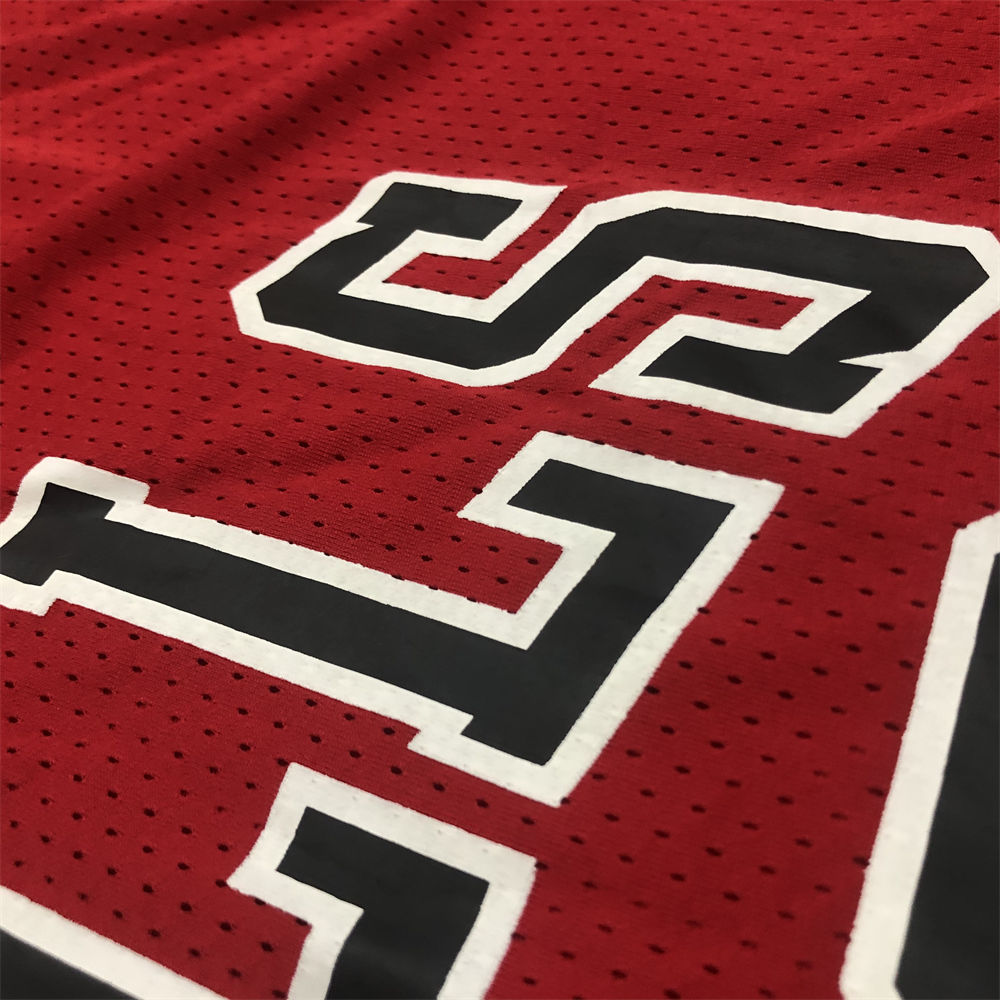 NBA Chicago Bulls Mitchellness Red Jersey PIPPEN#33 S-XXL