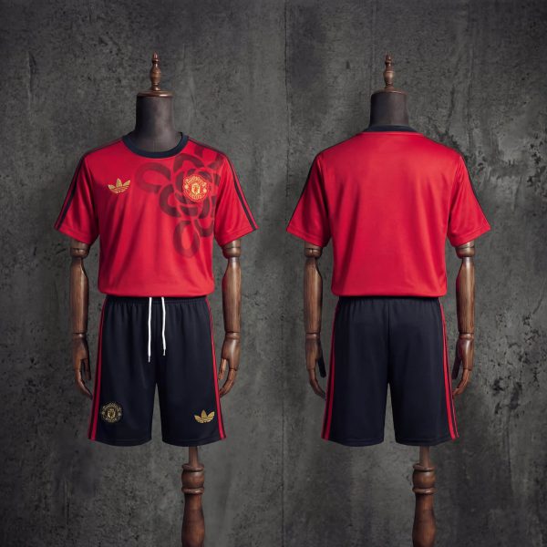 2025/26 Manchester United Cultural Story Red jersey kids Kits