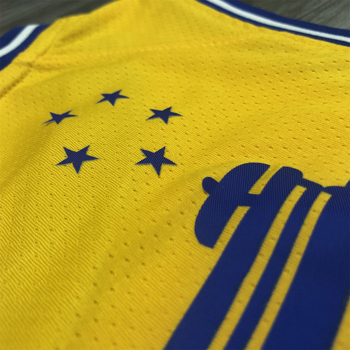 NBA Golden State Warriors Round neck Yellow Jersey DURANT#35 S-XXL