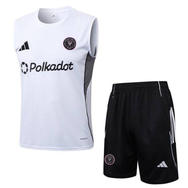 2026 Miami White Training Set Shirt and Shorts