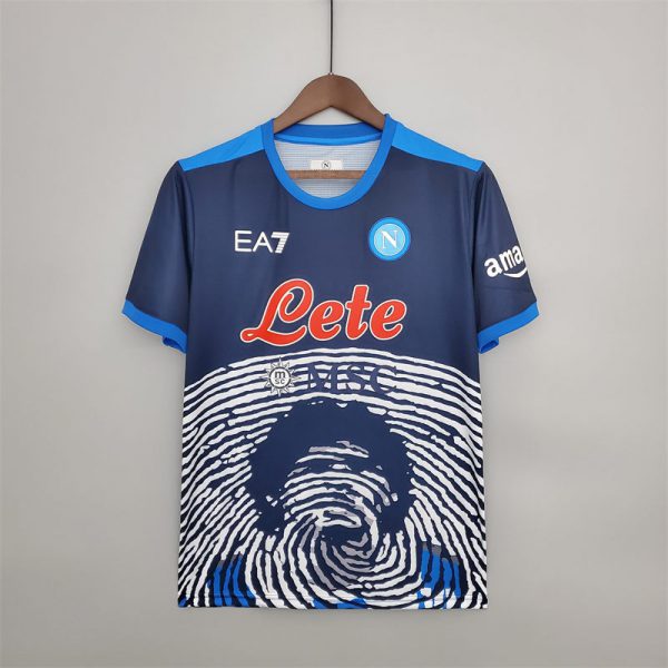 2021/22 Naples Commemorative Edition Blue Jersey Fan Version