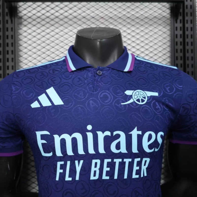 2025/26 Arsenal training POLO Purple jersey Player Version