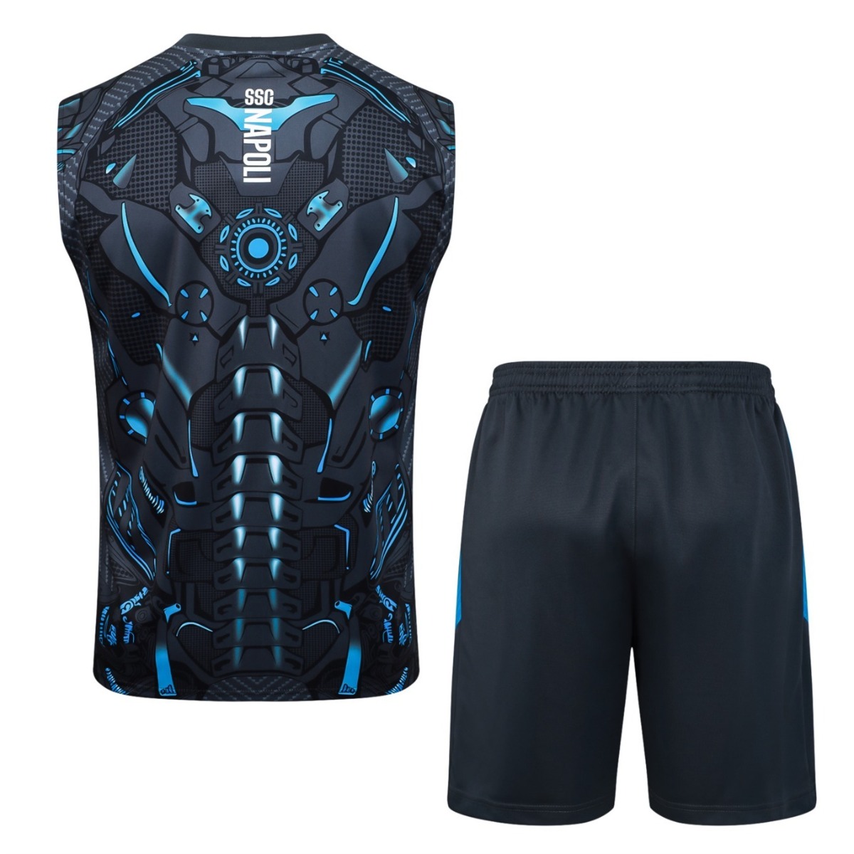 2026 Naples Charcoal gray Training Set Shirt and Shorts