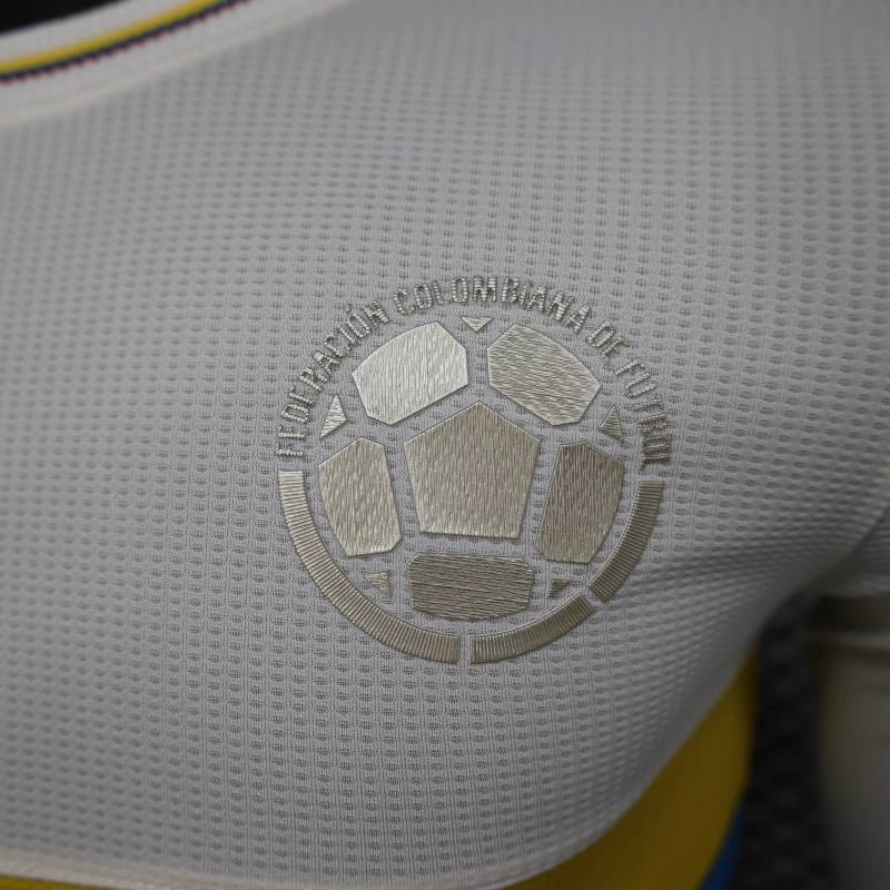 24/25 Colombia 100th Anniversary Edition White Long Sleeve Jersey Player Version
