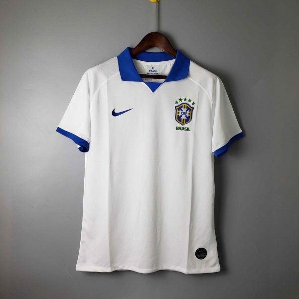 Retro 2019/20 Brazil White Jersey Fan Version