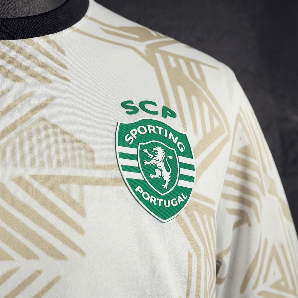 2025/26 Sporting Lisbon Special Edition Beige jersey Fan version