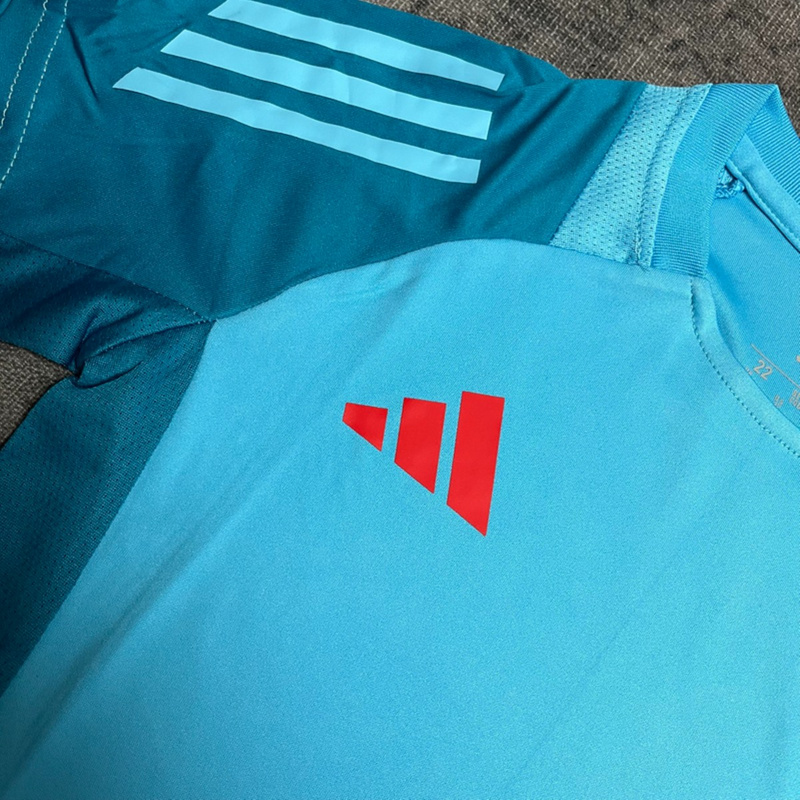 2025/26 Flamengo Training Light Blue jersey kids Kits size: 16-28