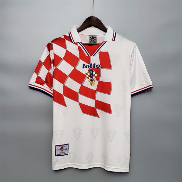 Retro Croatia 1998 Away jersey Fan Version