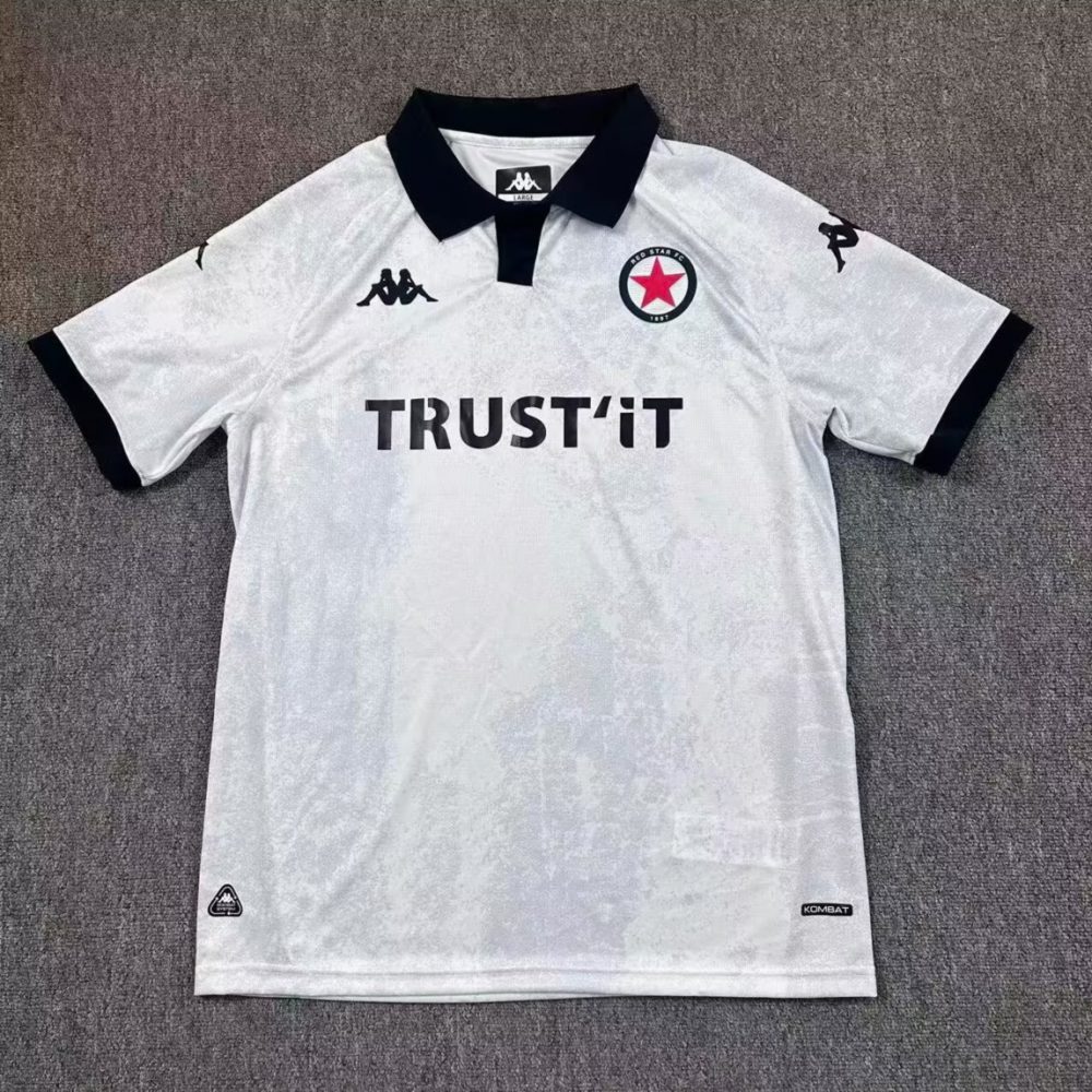2025/26 Red Star Belgrade Away Jersey Fan Version