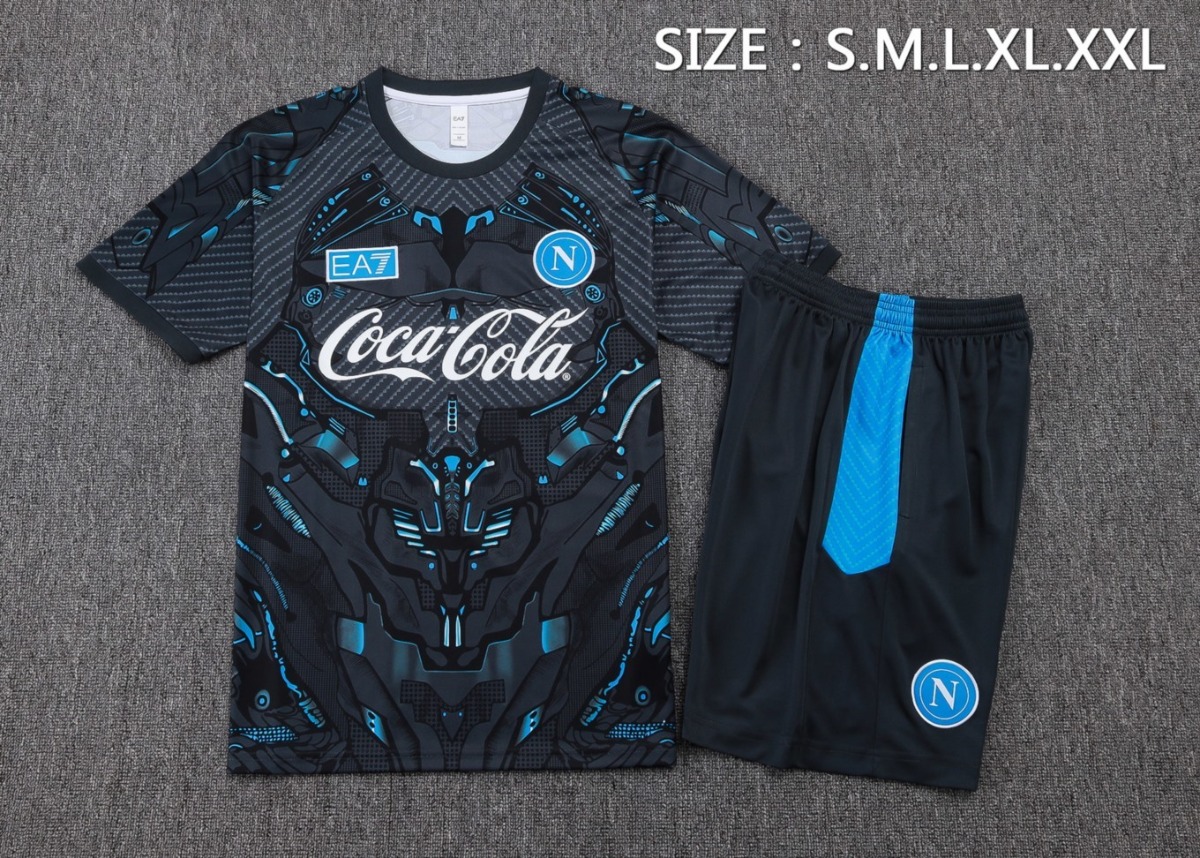 2026 Naples Charcoal gray Training Set Shirt and Shorts