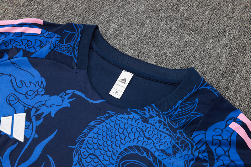 24/25 Real Madrid Royal blue Training Set Shirt and Shorts
