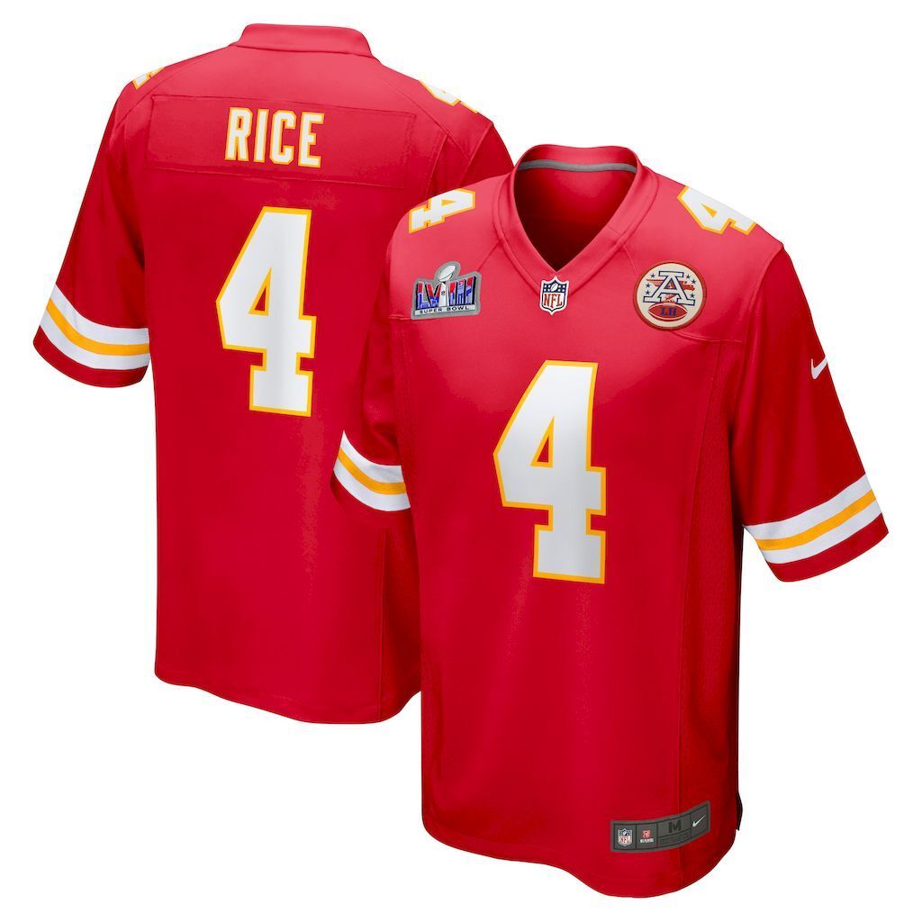 NFL Kansas City Chiefs Jeysey RICE #4