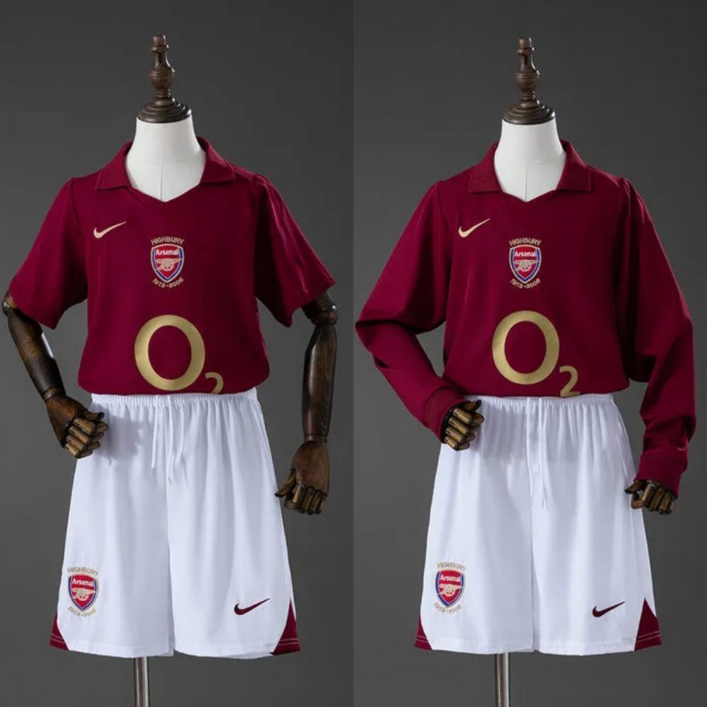 Retro Arsenal 2005/06 Home Kid Kits