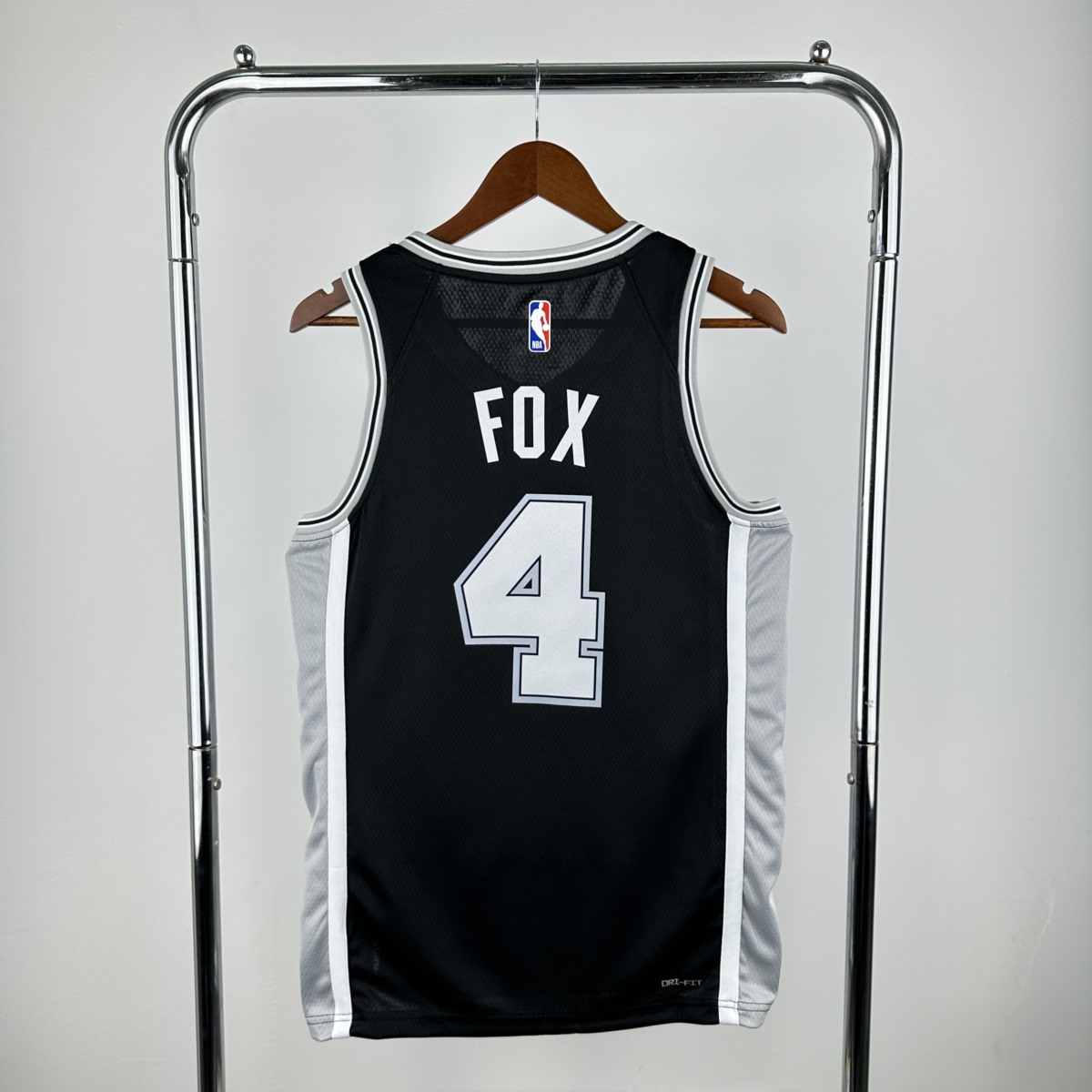 NBA San Antonio Spurs FOX#4 2022/23 Black Icon Edition Swingman Jersey S-XXL