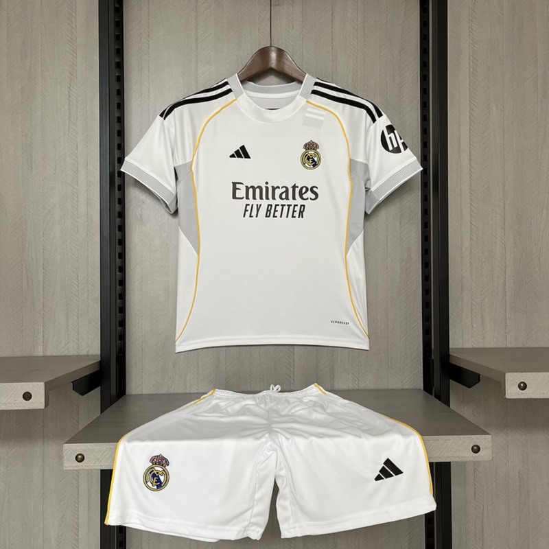 2025/26 Real Madrid Home Kids jersey Kid Kits Size 16-28