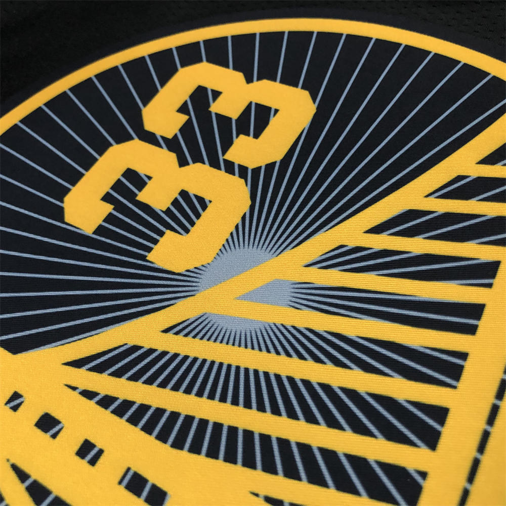 NBA Golden State Warriors V-Neck 75th anniversary Black Jersey WISEMAN#33 S-XXL