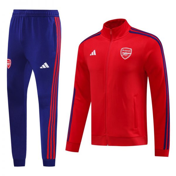 2024 Arsenal Red Jacket Training Suit Set Football Team Shirt Sports Fashion