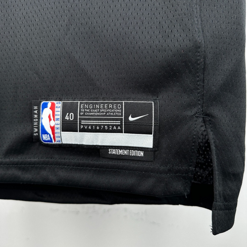 NBA Houston Rockets 2024 V-Neck Balck Jersey DURANT#7 S-XXL