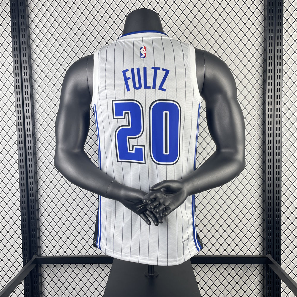 NBA Orlando Magic V-Neck Jersey White FULTZ#20 S-XXL