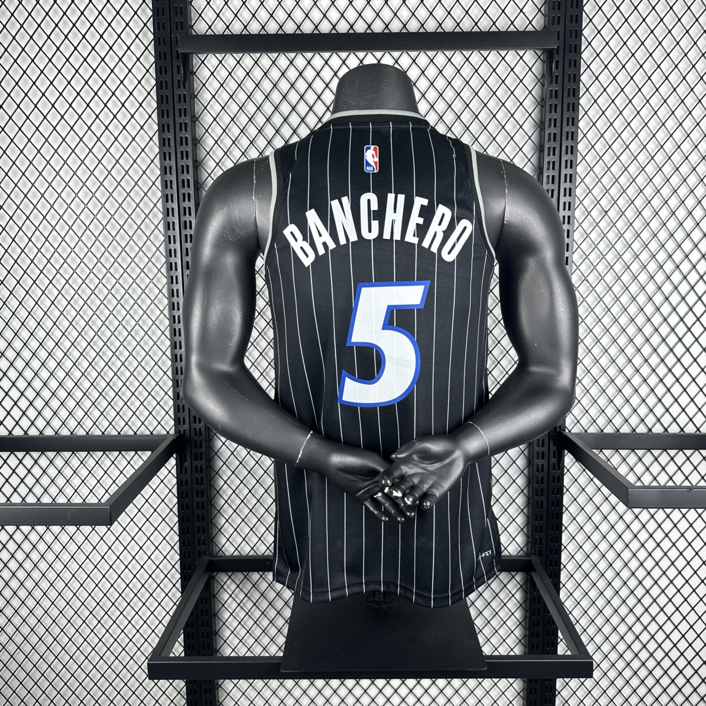 NBA Orlando Magic 2025/26 Round Neck Jordan Edition Black Jersey BANCHERO#5 S-XXL