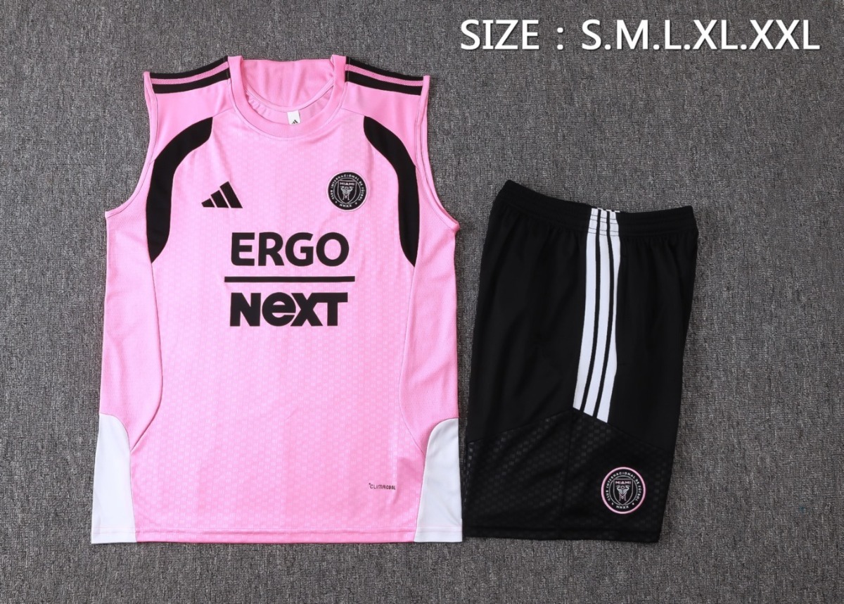 2026 Miami Pink Training Set Shirt and Shorts