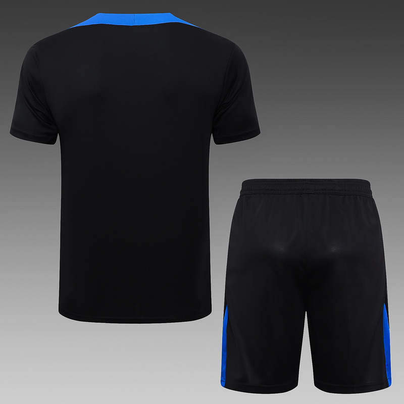 24/25 Inter Milan Black Training Set Shirt and Shorts