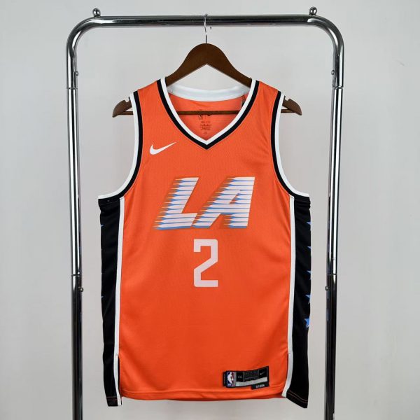 NBA 2026 Los Angeles Clippers City Edition Orange Jersey LEONARD#2