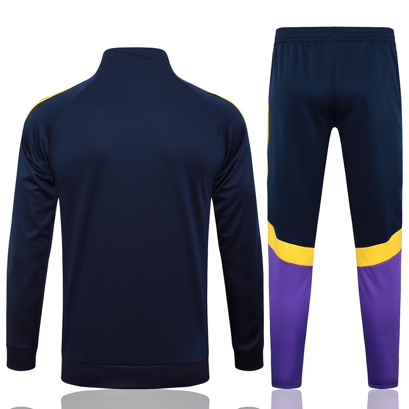 2024/25 Real Madrid Purple Black Jacket Training Suit Set Football Team Shirt Sports Fashion