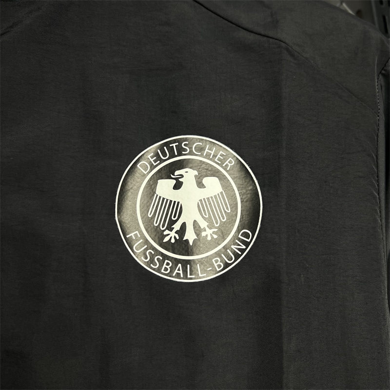 2024/25 Germany Euro Black windbreaker Sport Unifom jersey Sport Unifom