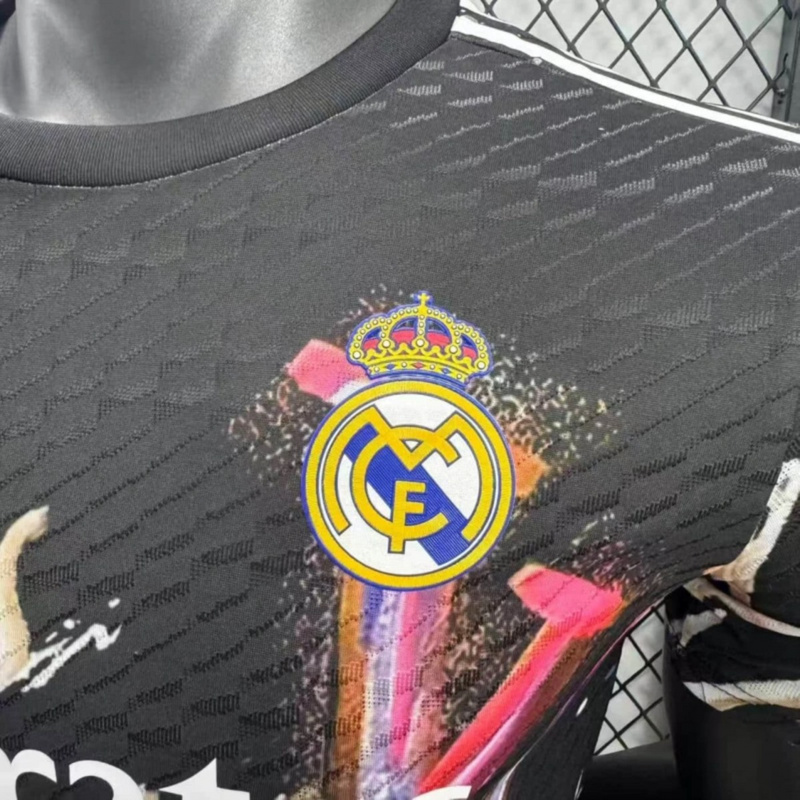 2025/26 Player Real Madrid Special Edition Black jersey Player Version