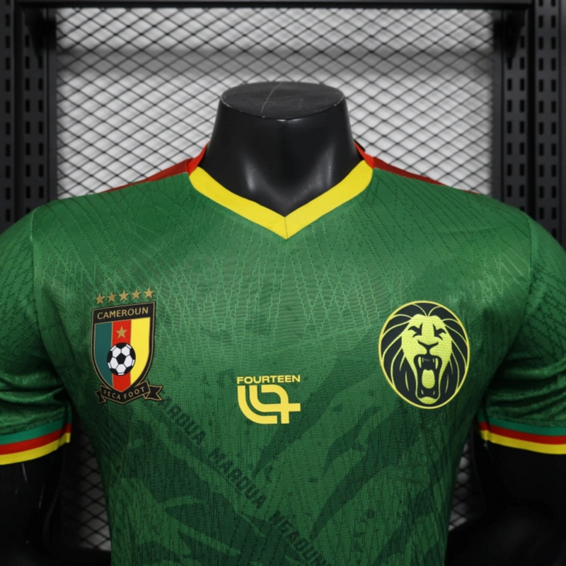 2025/26 Cameroon Home Green jersey Player Version
