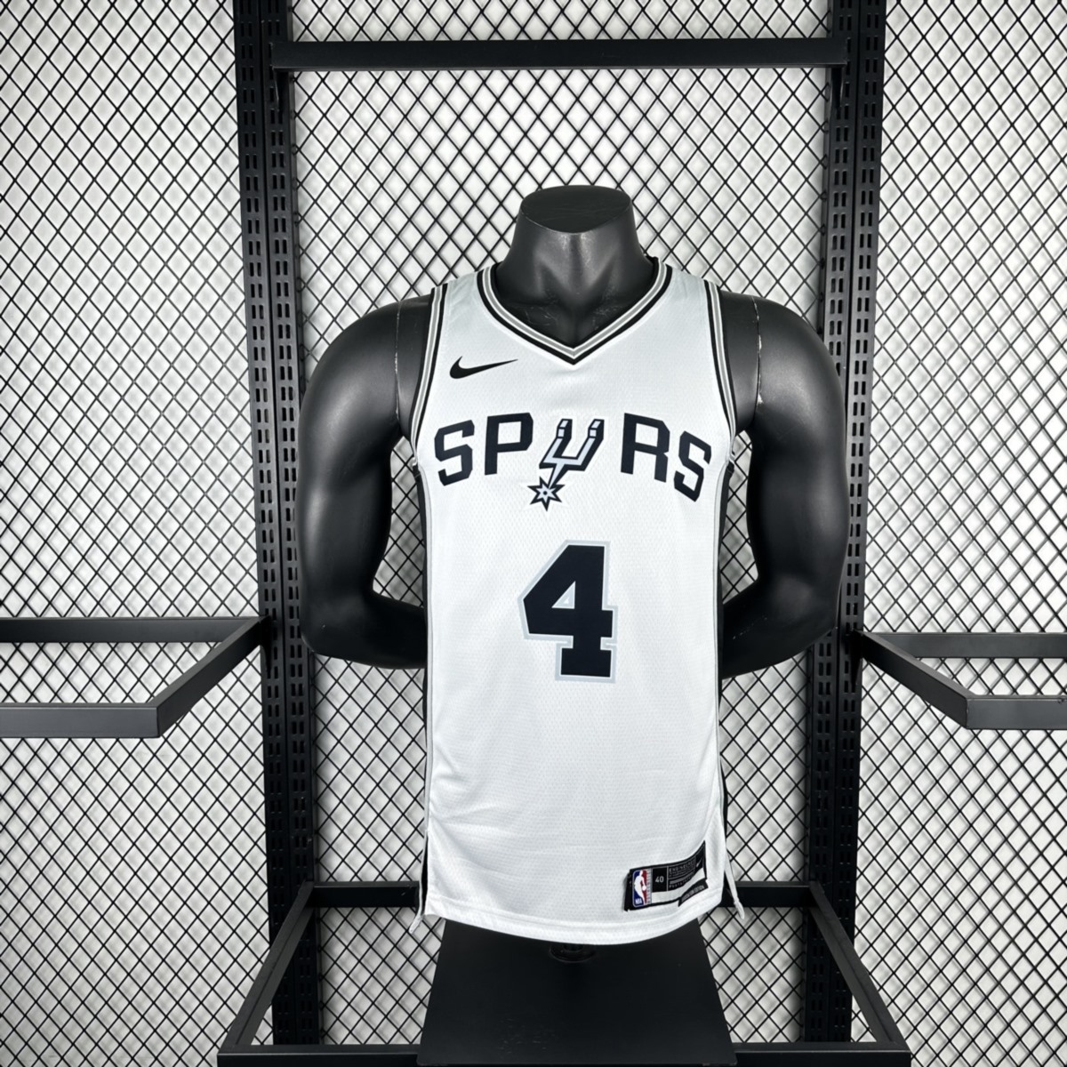 NBA San Antonio Spurs WEMBANYAMA#1 2022/23 White Icon Edition Swingman Jersey S-XXL