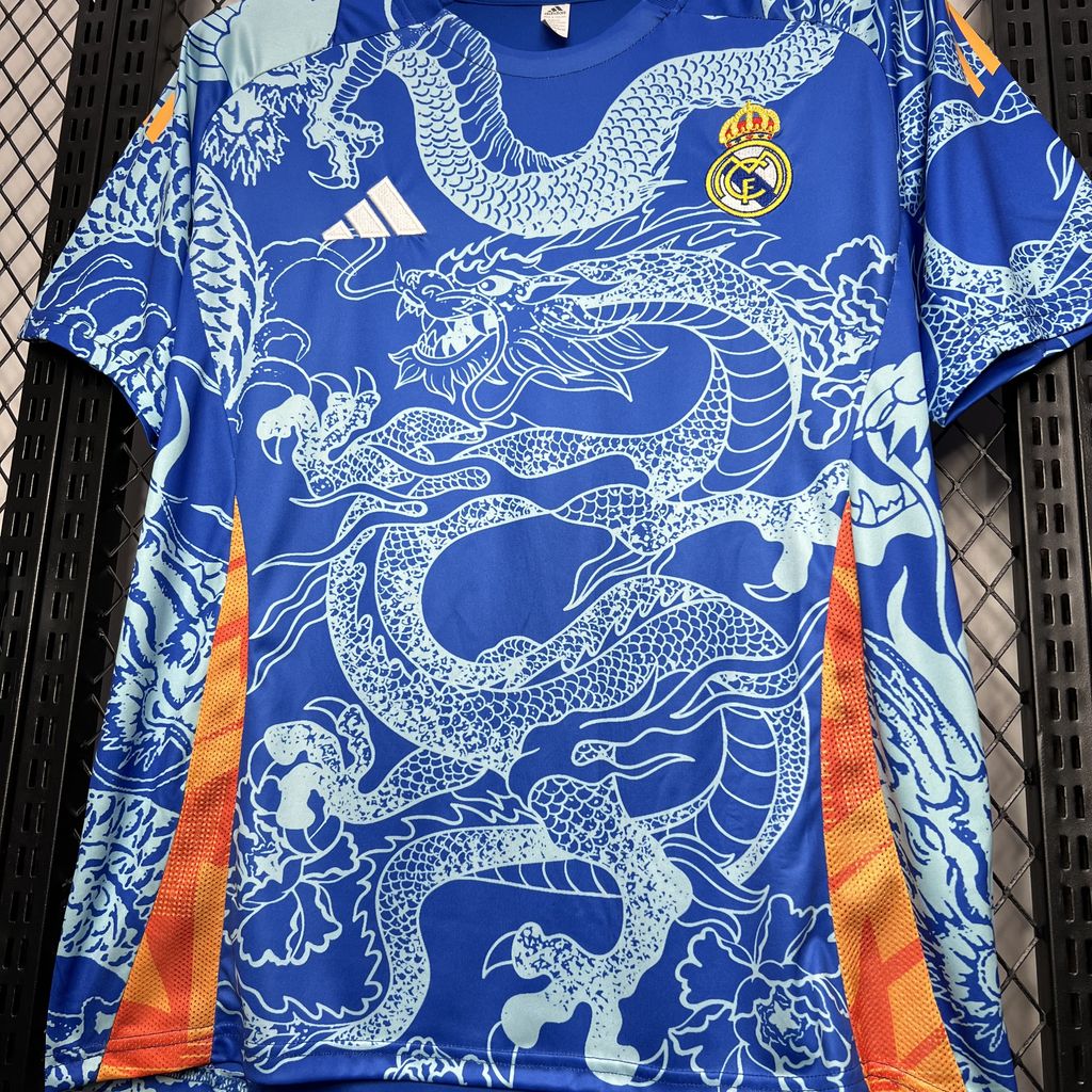 24/25 Real Madrid Blue Dragon Special Edition Jersey Fan Version