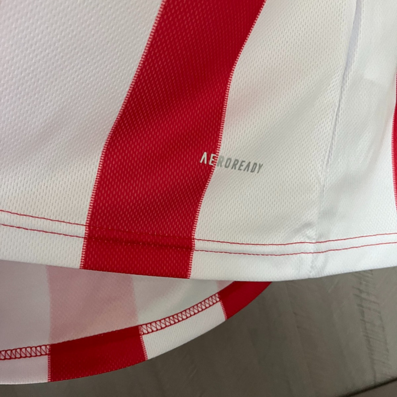 2025/26 Olympiacos 100th Anniversary Edition Red and White Jersey Fan Version