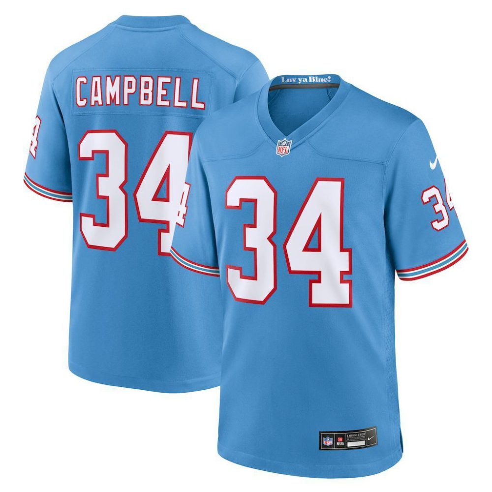 NFL Tennessee Titans Jeysey CAMPBELL #34