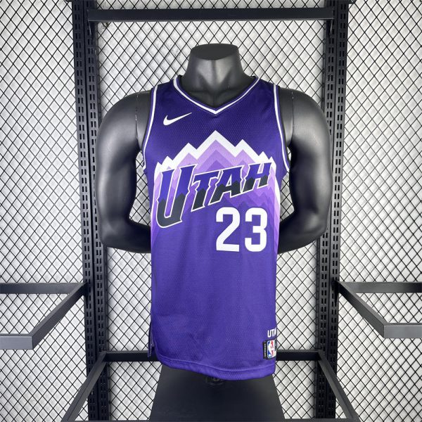 NBA Utah Jazz MARKKANEN#23 2023/24 Swingman Replica Jersey - City Edition S-XXL