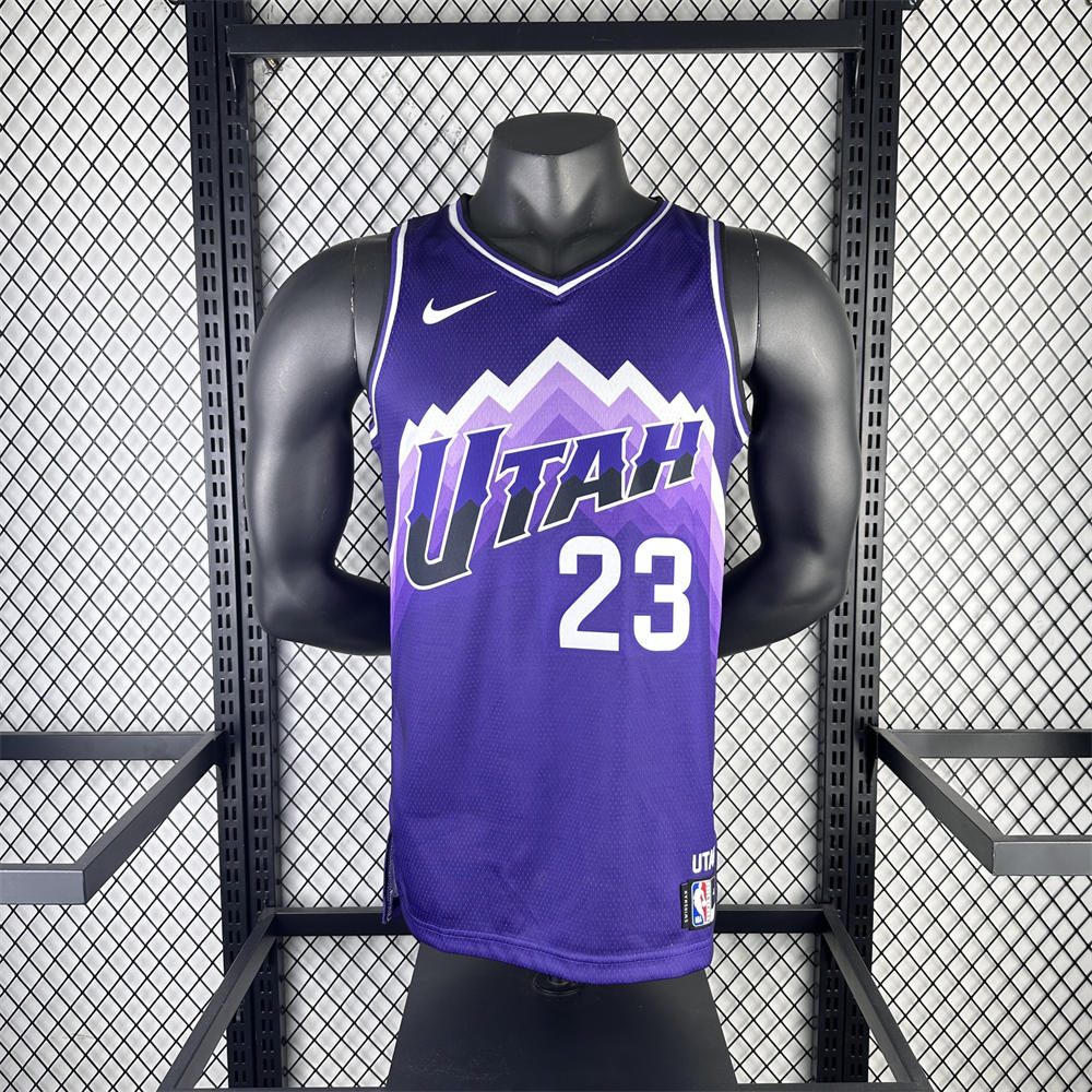 NBA Utah Jazz MARKKANEN#23 2023/24 Swingman Replica Jersey - City Edition S-XXL
