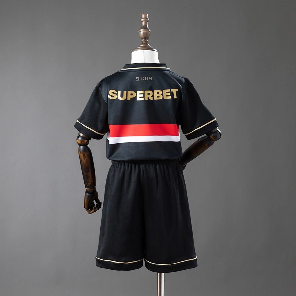 2025/26 Sao Paulo Second away jersey kids Kits size: 16-28