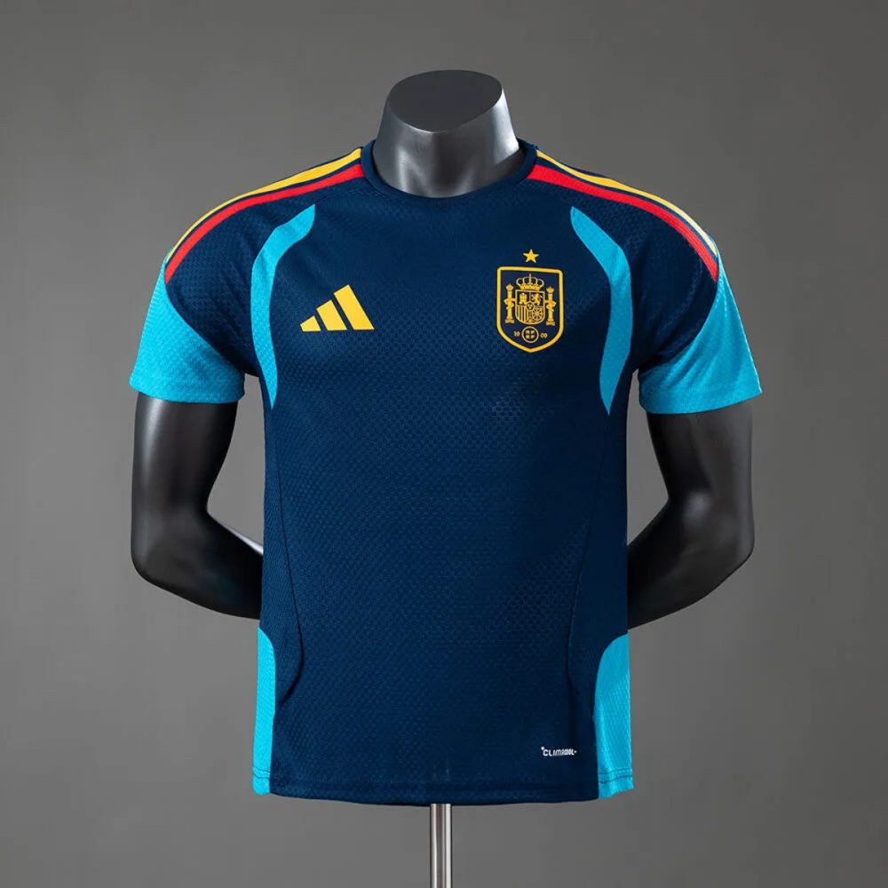 2026 Spain Training Royal Blue Jersey Player Version