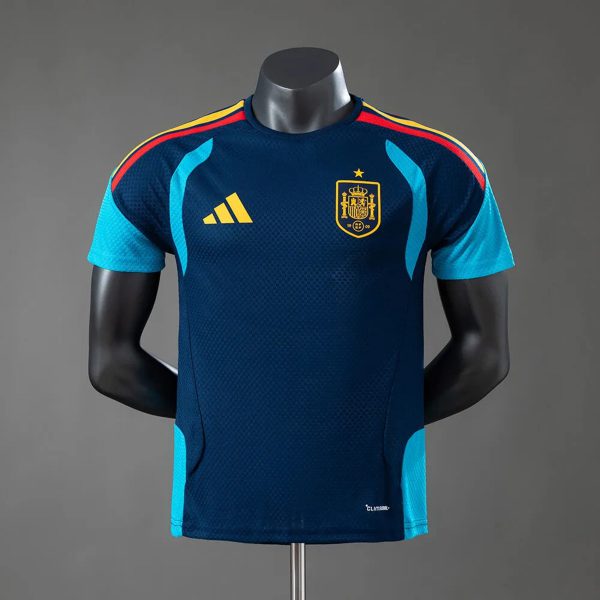 2026 Spain Training Royal Blue Jersey Player Version
