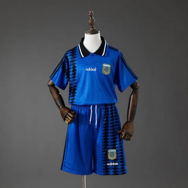 Retro 1994 Argentina Away Kid Kits