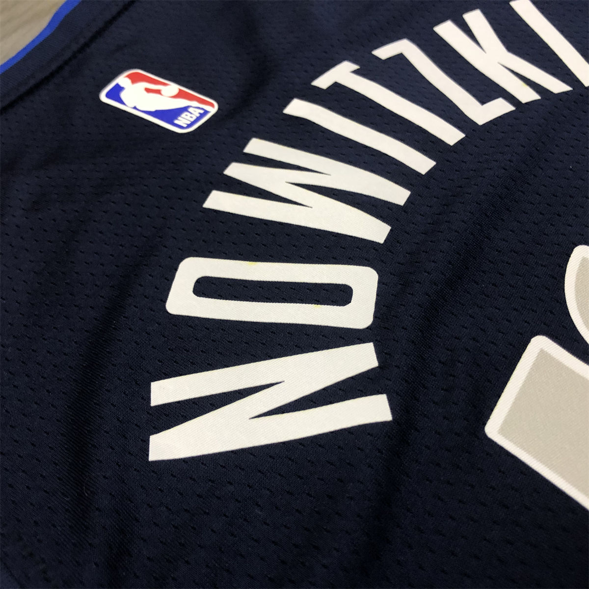 NBA Dallas Mavericks V Neck Snow Mountain Royal Blue Jersey NOWITZKI#41 S-XXL