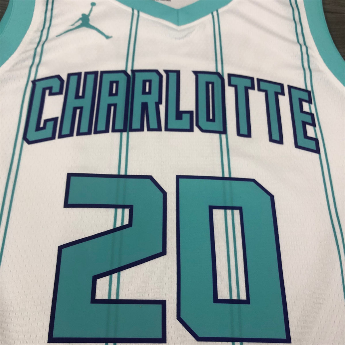 NBA Charlotte Hornets V-Neck White Jersey HAYWARD#20 S-XXL